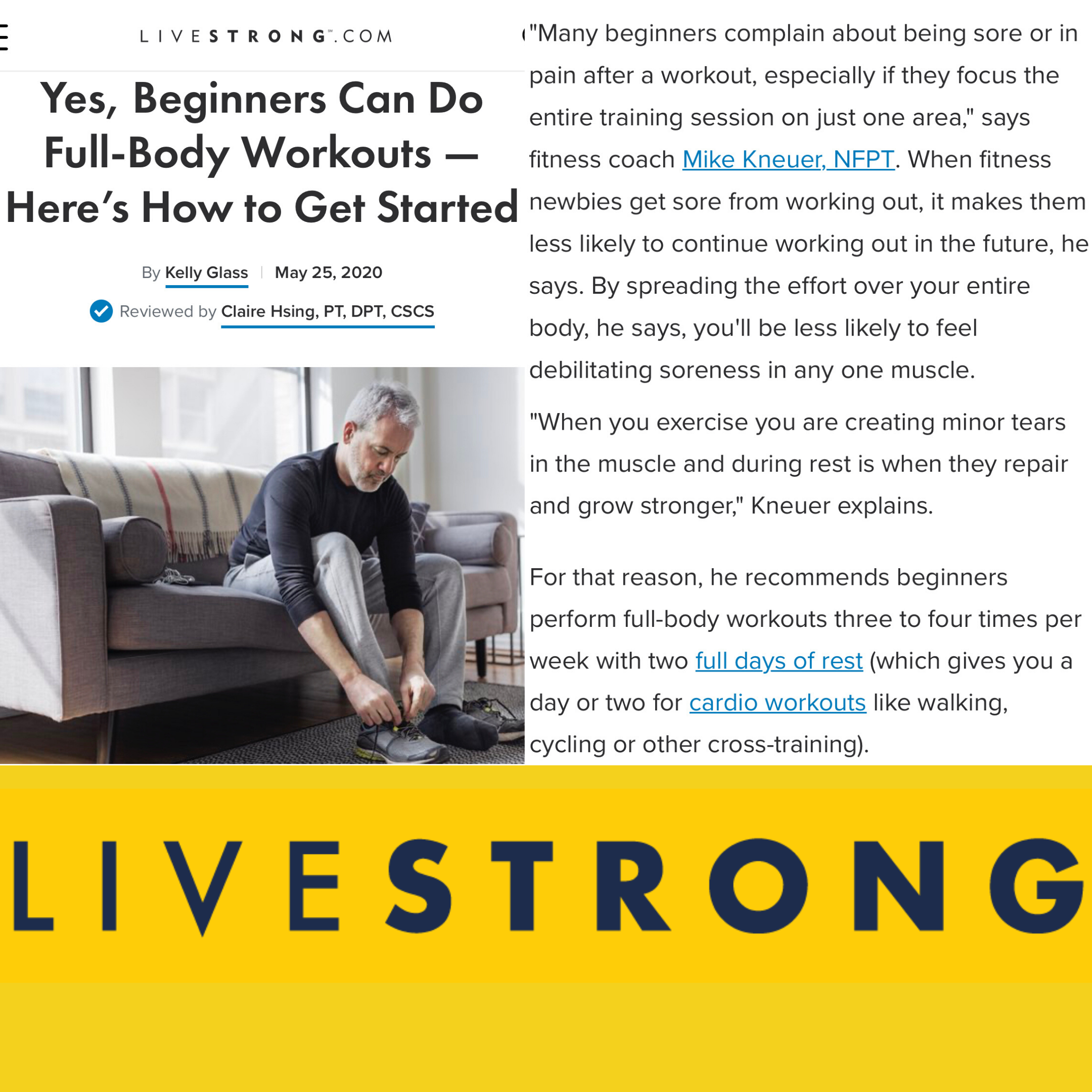 mike kneuer livestrong