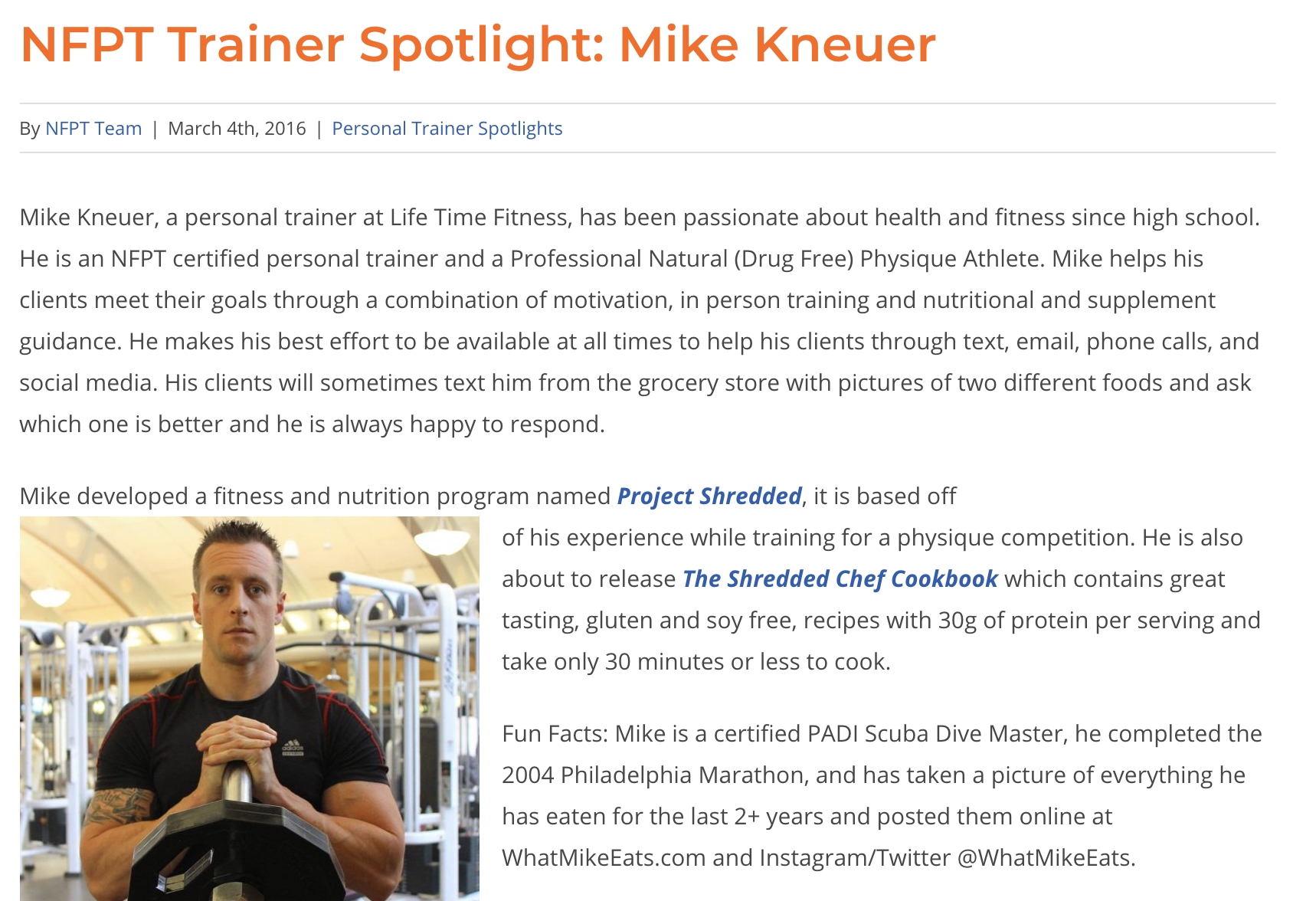 mike kneuer spotlight