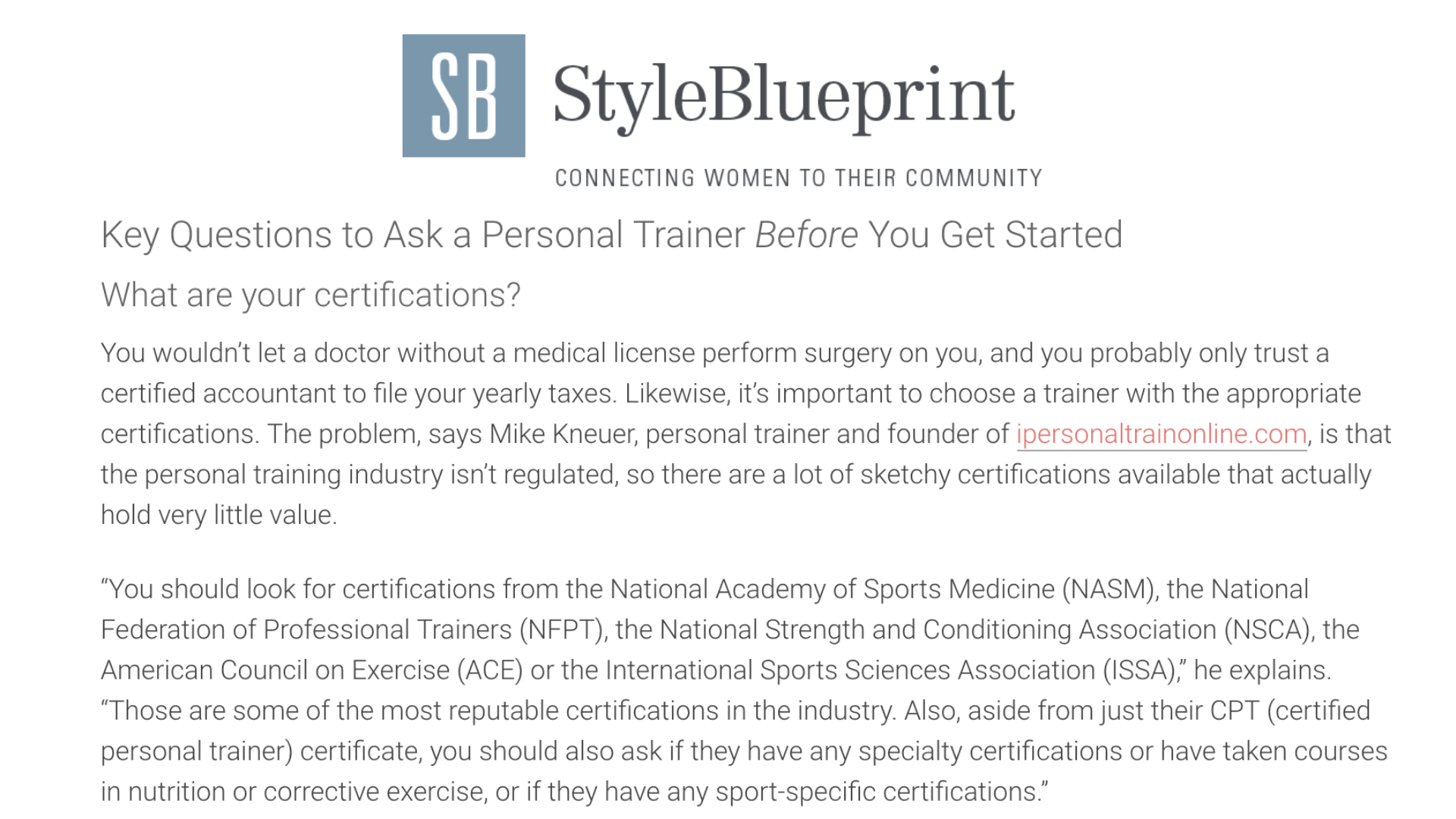 mike kneuer spotlight